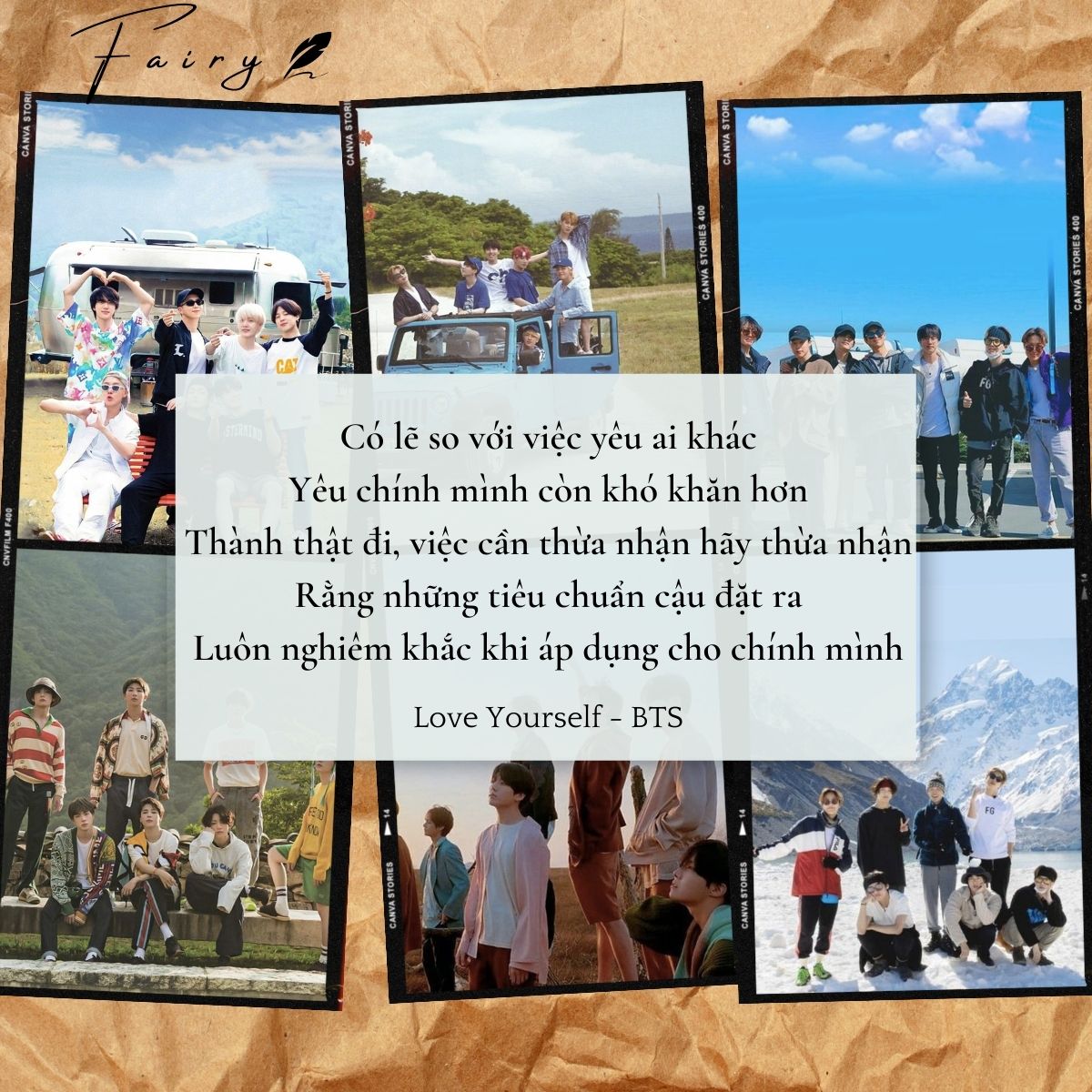 Trích đoạn trong bài hát Answer Love Myself – BTS